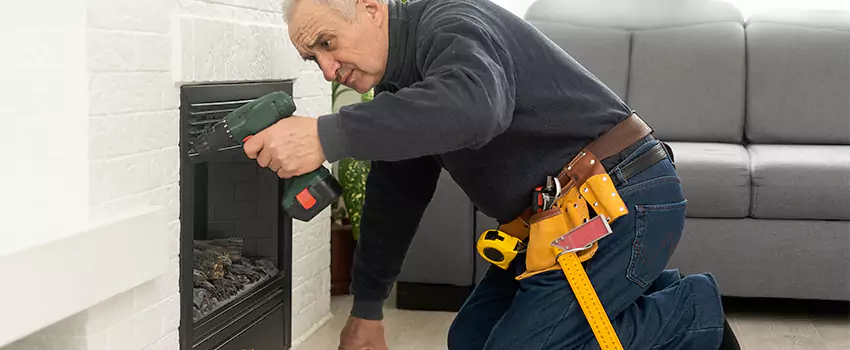 New Indoor Fireplace Installation in Edgewood, Maryland