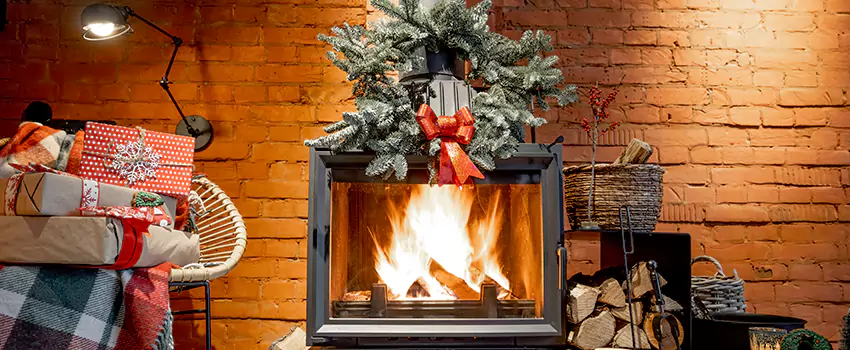 Travis Industries Linear Gas Fireplace Installation in Edgewood, Maryland