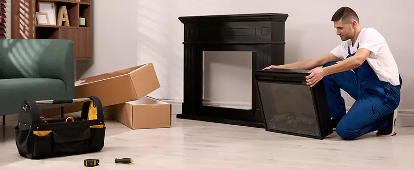 Old Rusted Metal Fireplace Repair And Replacement in Edgewood, MD